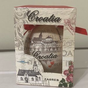 Original Croatia Christmas ornament